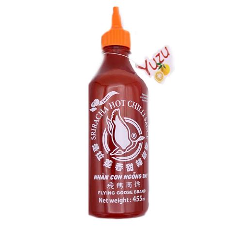 Flying Goose Sriracha Sauce Yuzu 455ml Hello Oriental