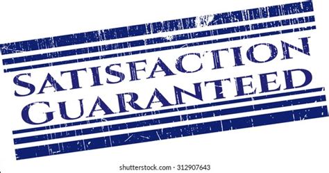 Satisfaction Guaranteed Rubber Stamp Stock Vector Royalty Free