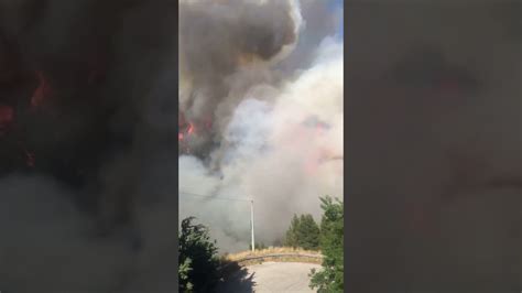 Incendio A Sant Agata Di Puglia Youtube