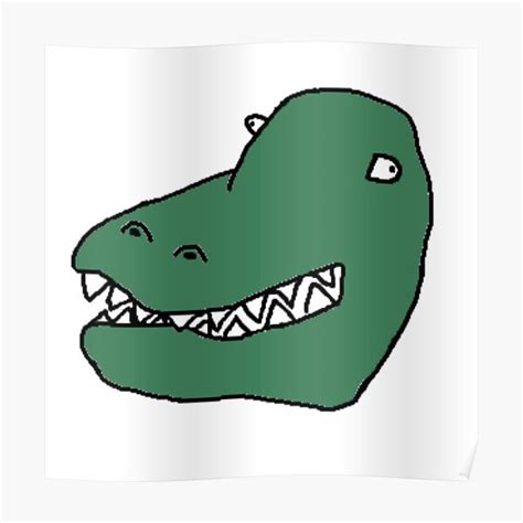 Sexy Rexy Poster By Mspaintman Redbubble