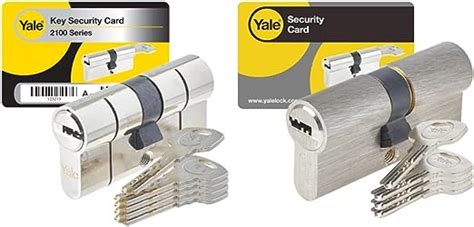 Yale YC2100 Cylindre de Serrure Débrayable 30x30 mm YC1000