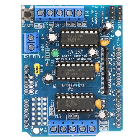 L293D Motor Drive Shield Expansion Board For Arduino Duemilanove Mega