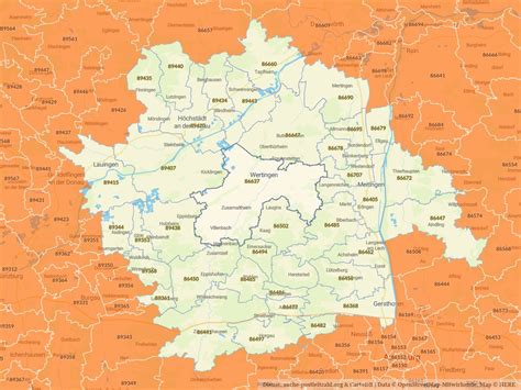 Postleitzahl 86637 • 4 Orte im Postleitzahlengebiet