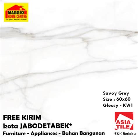 Jual KERAMIK LANTAI 60x60 DINDING MOTIF MARMER SAVOY GREY PLATINUM