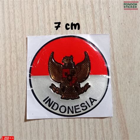 Jual Emblem Timbul Sticker Logo Burung Garuda Indonesia Shopee Indonesia