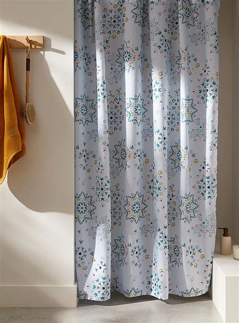 Floral Medallions Shower Curtain Simons Maison Shower Curtains