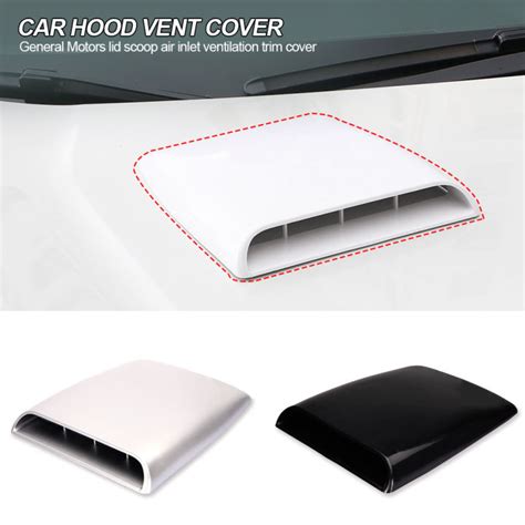 Janedream Universal Car Hood Scoop Air Outlet Cover Decoration Air Flow