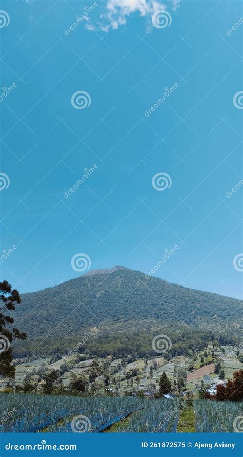 Mount Slamet stock image. Image of volcano, mount, indonesia - 261872575