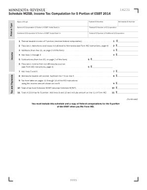 Fillable Online M Income Tax Return For Estates And Trusts