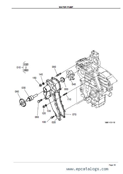 Kubota V2403 Ma E Gst Illustrated Parts List