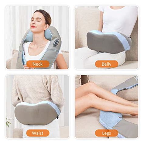 Snailax Cordless Neck Massager With Heat Shiatsu Neck And Shoulder