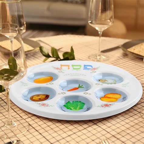 Pcs Passover Seder Plate Plastic Disposable Plates Passover