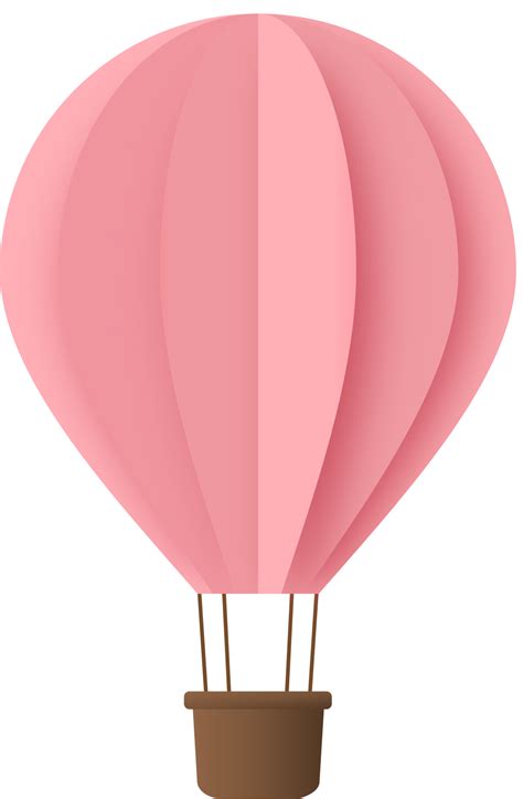 Pink Paper Hot Air Balloon Hot Air Balloon Paper Cut 10984225 PNG