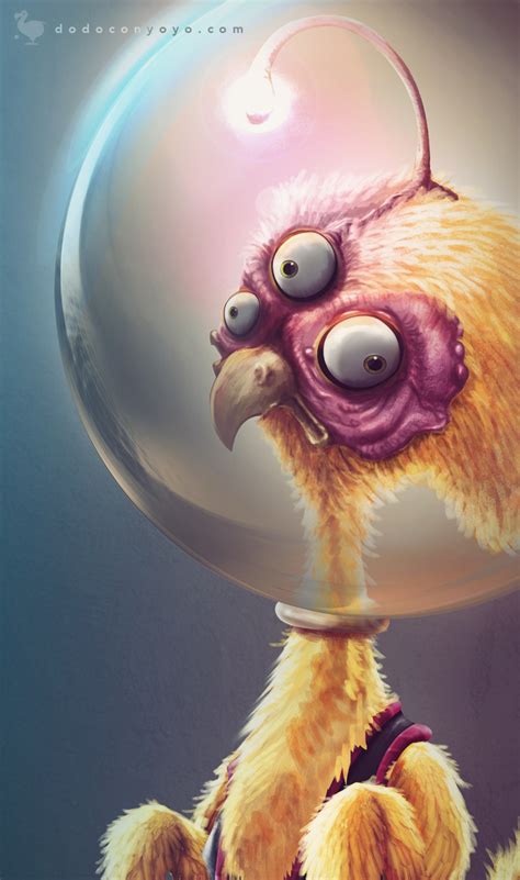 Chicken Alien on Behance