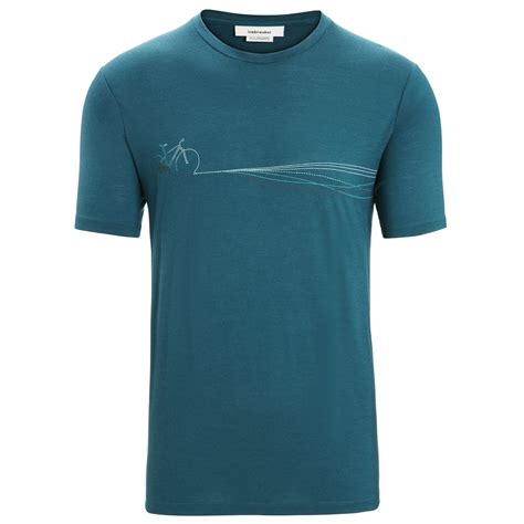 Icebreaker Tech Lite Ii S S Tee Cadence Paths Merinoshirt Herren Versandkostenfrei