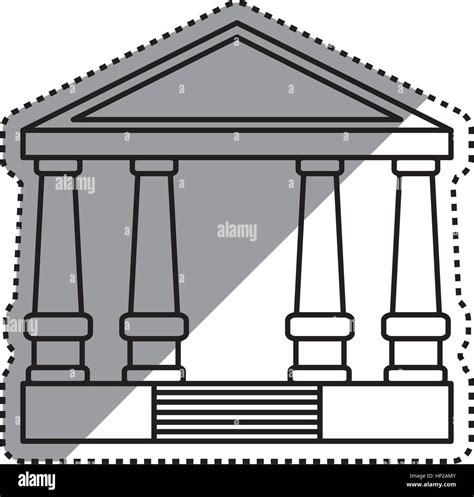 Bank building symbol icon vector illustration graphic design Stock ...