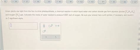 Solved Green plants use light from the Sun to drive | Chegg.com