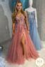 Tiffany Blush Ballgown Prom Evening Wear Red Carpet Ready