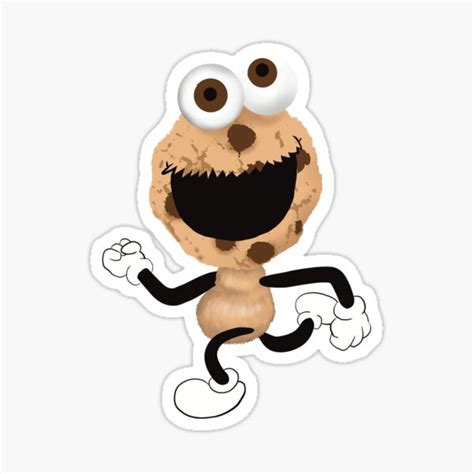 "Cookie Face Monster" Sticker for Sale by POP-CORNER | Redbubble