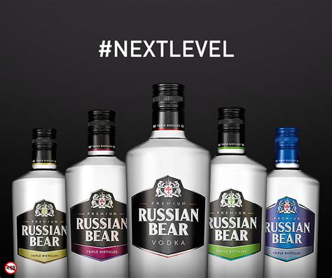 Russian Bear Vodka Flavours