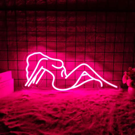 Aesthetic Naked Girls Elegant Nude Girl Led Neon Light Sign For Home