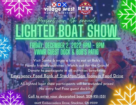 Lighted Boat Show Village West Marina Resort