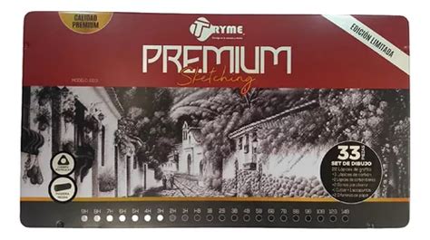 Set De Lapices Para Dibujo Profesionales Tryme Premium