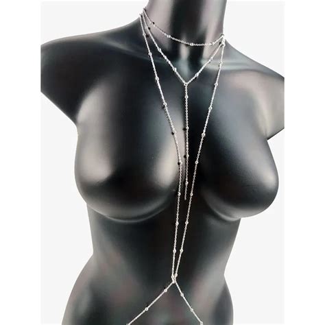 Fashion Body Jewelry Sexy Chest Chain Bikini Belly Chains For Women