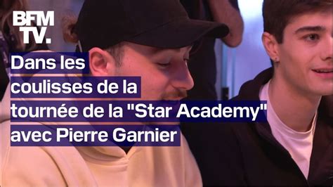 Dans les coulisses de la tournée de la Star Academy avec Pierre Garnier