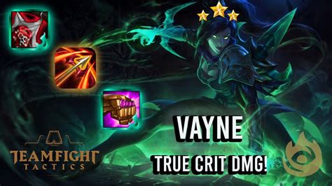 Star Vayne Perfect Build Tft Youtube