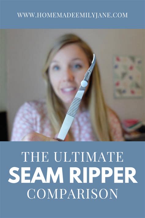 Seam Ripper Comparison - Homemade Emily Jane