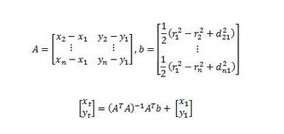 Trilateration in Robotic Sensing Study Notes FL2010 Trilateration(what ...