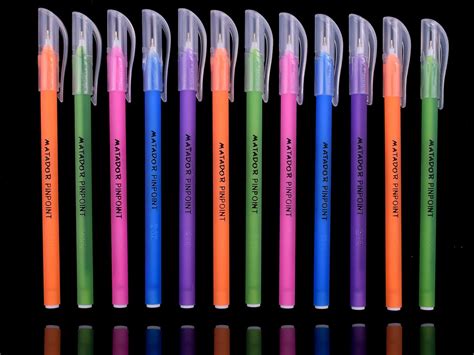 Matador Pin Point Gel Pens 0 5mm Ballpoint Long Lasting Oil Based