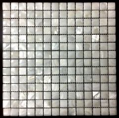 Tiny Square Pearlized Backsplash Tile Mother Of Pearl Mosaic