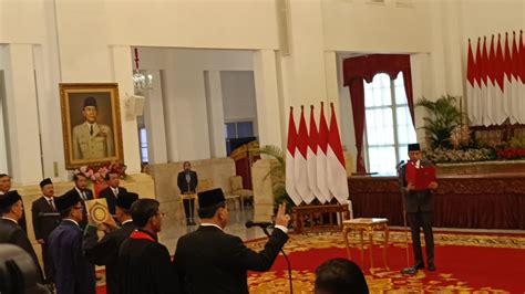 Presiden Jokowi Resmi Lantik Budi Arie Jadi Menkominfo Okezone Nasional