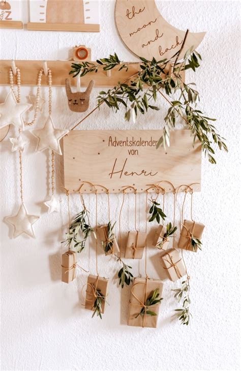 Adventskalender F R Kinder Aus Holz Personalisiert Mit Name