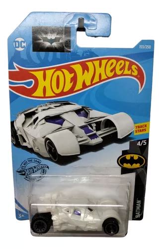 Hot Wheels Dc Batman The Dark Knight Batmobile Blanco Cuotas Sin Inter S