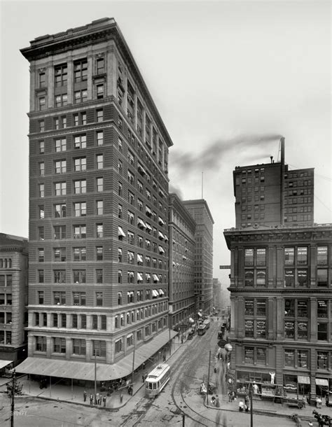 Walnut Street 1910 Shorpy Old Photos Framed Prints