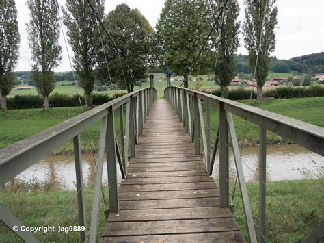 Bry Pedestrian Bridge Over The Broye River Valbroye Flickr