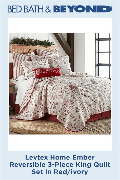 Levtex Home Ember Reversible 3 Piece Quilt Set Bed Bath And Beyond