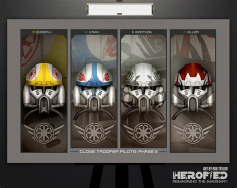 Star Wars Clone Trooper Pilots Phase 2 Helmet Composite Art Print By