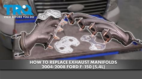 How To Replace Exhaust Manifolds 2004 2009 Ford F 150 54l 3 Valve 1a Auto