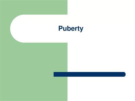 Ppt Puberty Powerpoint Presentation Free Download Id485121