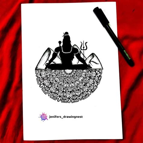 Mahashivratri Mandala Art Lord Shiva Mandala Art Mandala Art