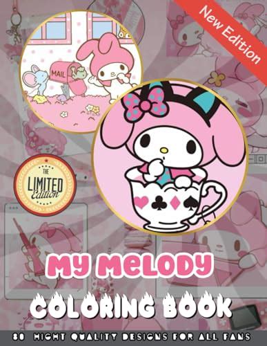 My Melody Coloring Book: Cartoon Characters Coloring Pages For Teens ...