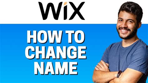 How To Change Website Name In Wix YouTube