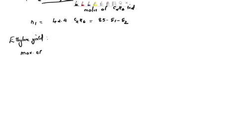 Solved Two Reactions Take Place In A Continuous Reactor Operating At