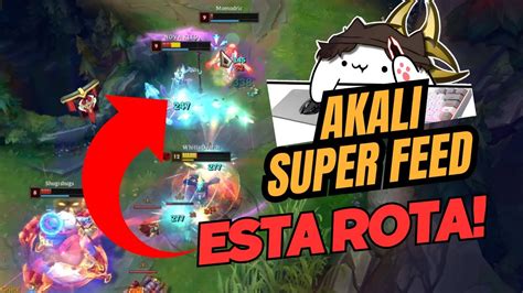 Kills Con Akali Mid Revienta A Todo Mundo Es Un Monstruo Como