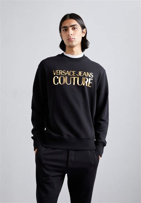 Versace Jeans Couture Logo Mikina Blackgoldčerná Zalandocz