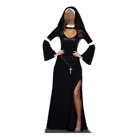 Sexy Adult Womens Halloween Costume Sexy Mother Superior Arabia Nun